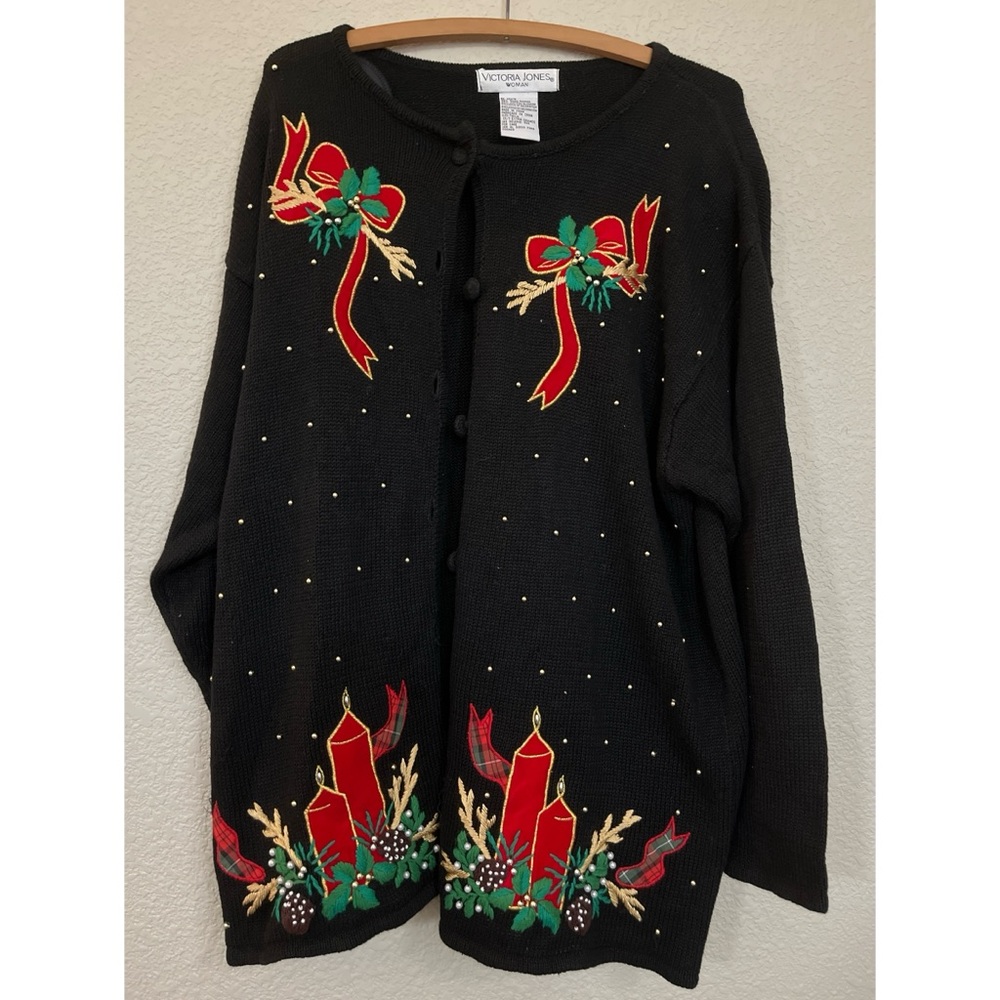 Victoria Jones Christmas Holiday Sweater Women’s Size 1X